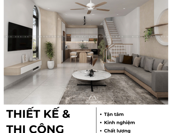 THIẾT KẾ VÀ THI CÔNG NỘI THẤT