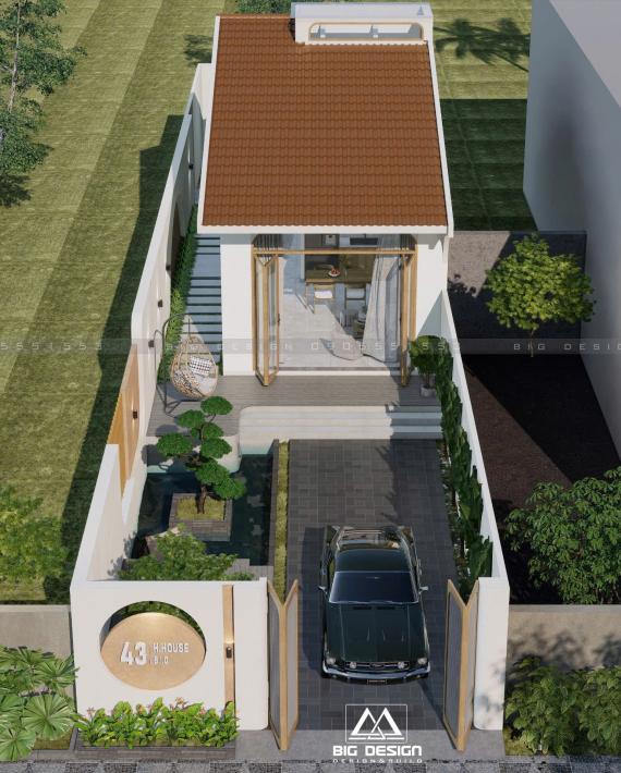 Tổ ấm nhỏ xinh tặng bố mẹ an dưỡng tuổi già